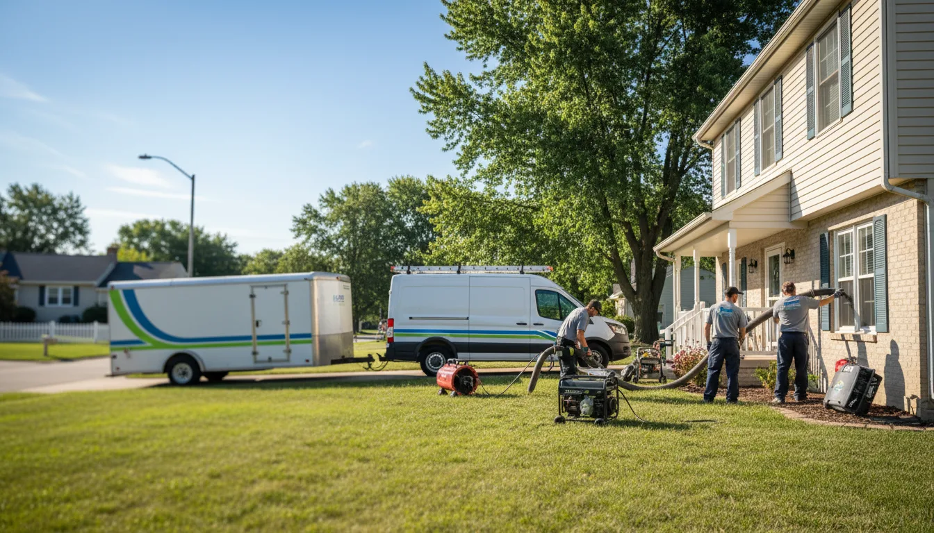 Flooded Basement Restoration And Cleanup With Repair in Max, MN near me